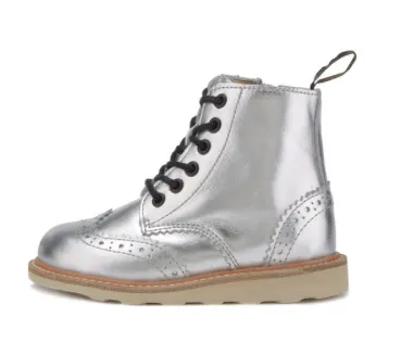 Sidney Brogue Silver Leather