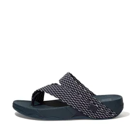 SLING Men's Dotted-Weave Toe-Post Sandals