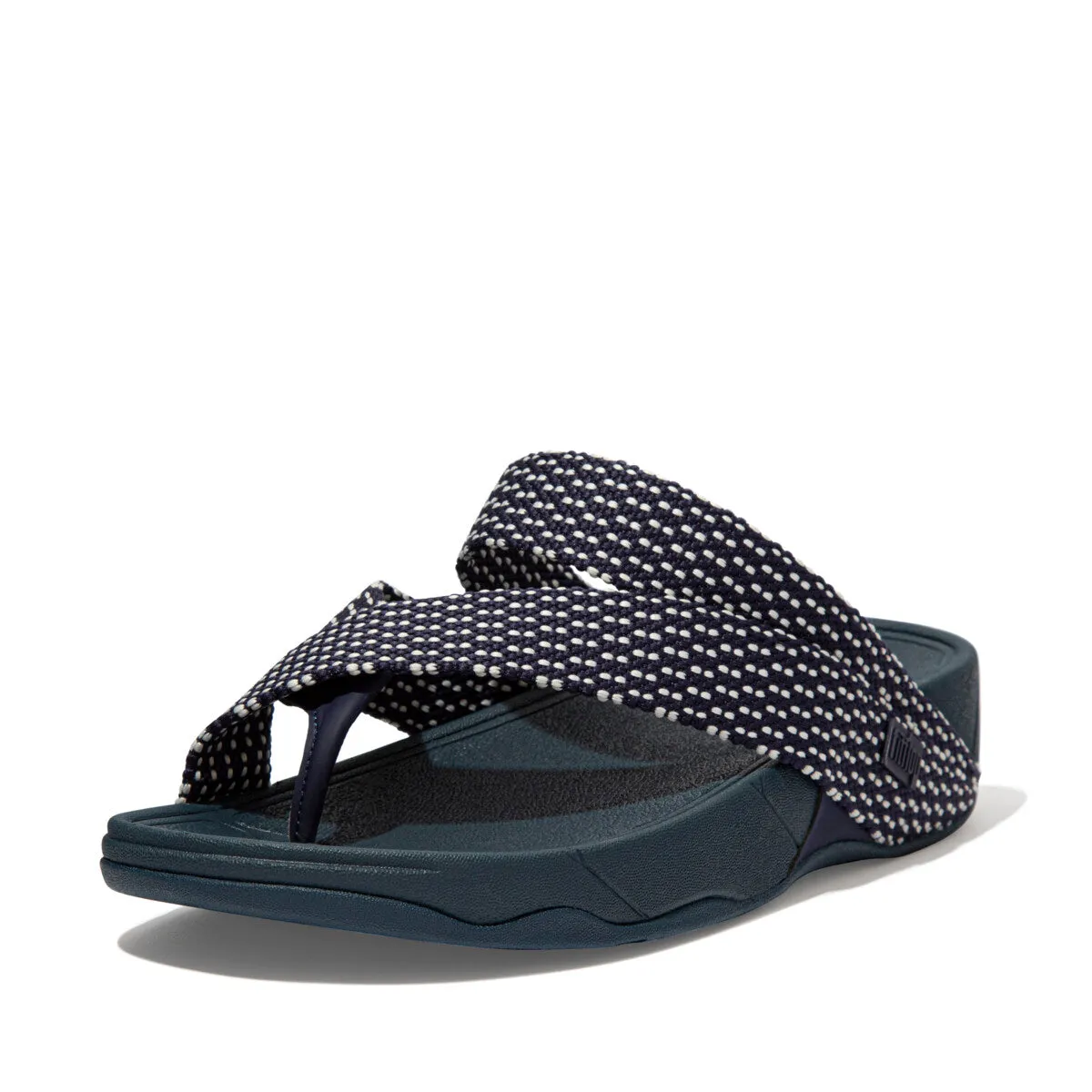 SLING Men's Dotted-Weave Toe-Post Sandals