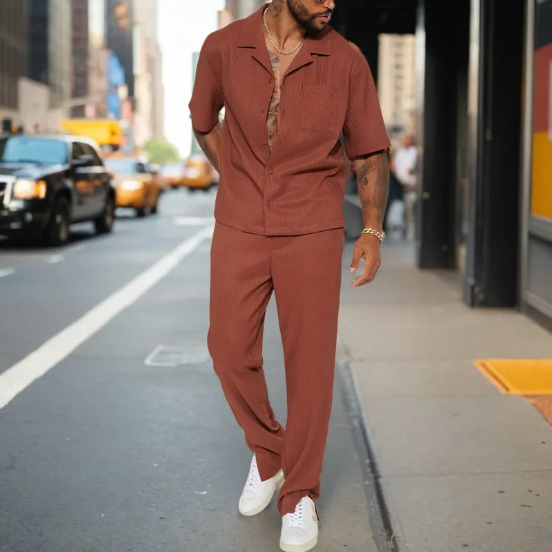 Solid Color Textured Button Set