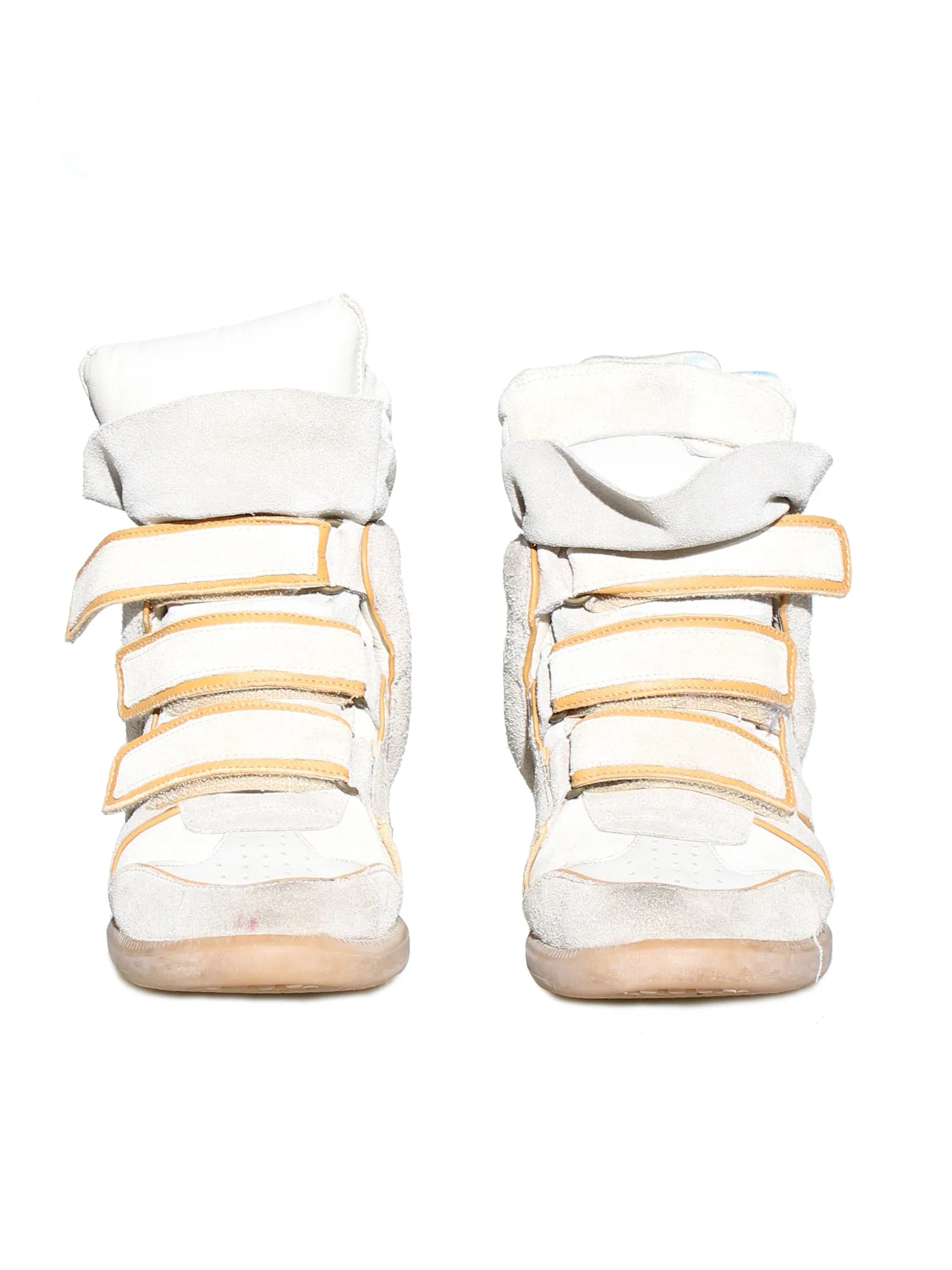 Suede Wedge Sneakers