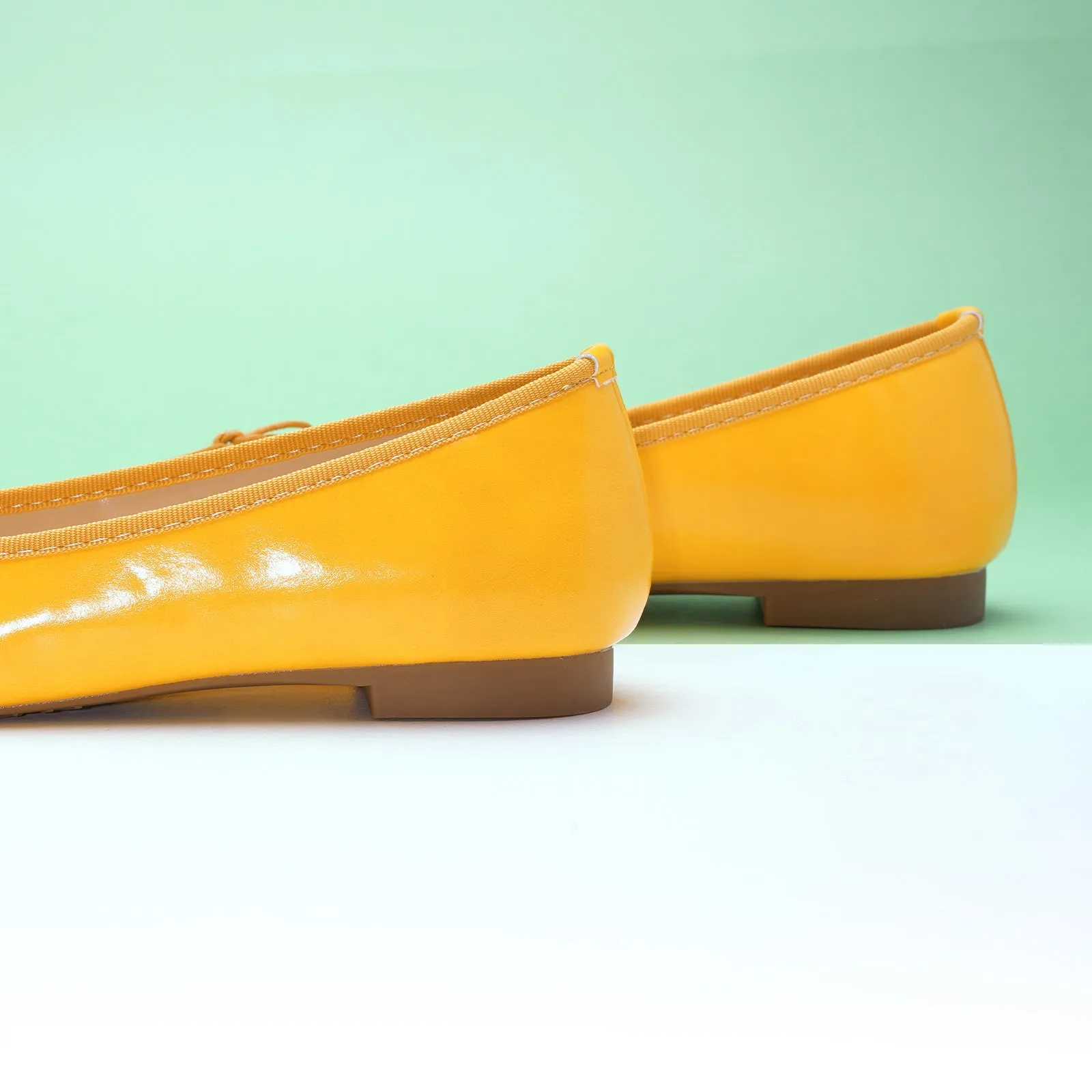 Tiny Bowknot Ballet Flats Yellow