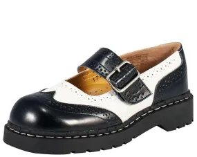 TUK-T1035 Brogue Mary Jane Shoes