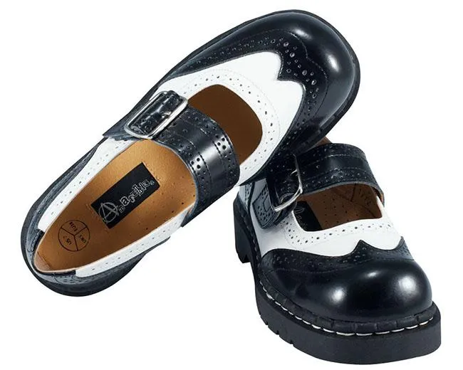 TUK-T1035 Brogue Mary Jane Shoes